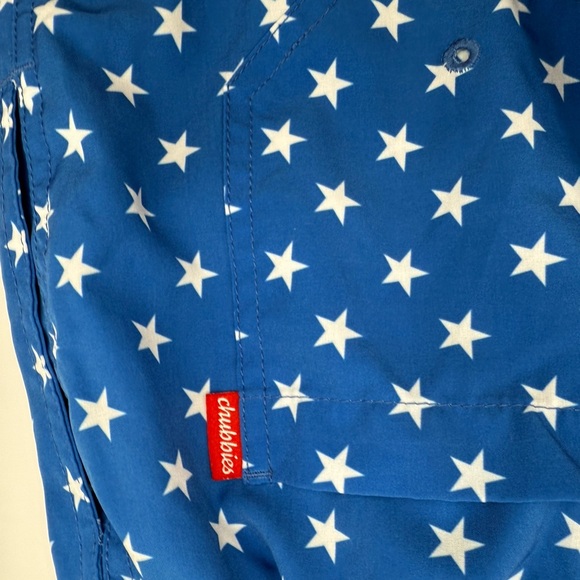 Chubbies red white and blue swim shorts - Picture 4 of 6